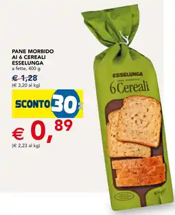 Esselunga Pane morbido ai 6 cereali Esselunga offerta