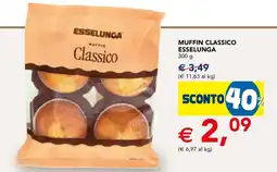 Esselunga Muffin Classico Esselunga offerta