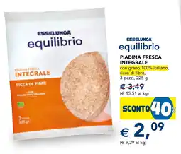 Esselunga Esselunga equilibrio padina fresca integrale offerta