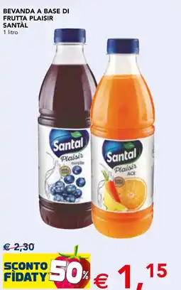 Esselunga Beveranda a base di frutta Plaisir Santal offerta