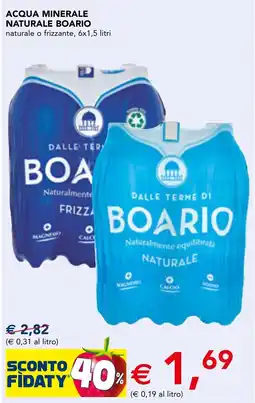 Esselunga Acqua minerale naturale Boario offerta