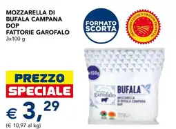 Esselunga Mozzarella di bufala campana DOP Fattorie Garofalo offerta