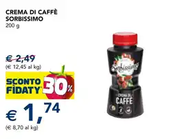 Esselunga Crema di caffè Sorbissimo offerta