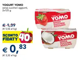 Esselunga Yogurt Yomo senza zuccheri aggiunti offerta