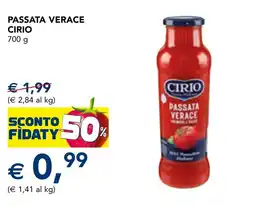 Esselunga Passata verace Cirio offerta