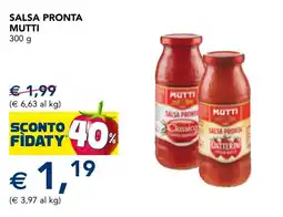 Esselunga Salsa pronta Mutti offerta