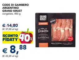 Esselunga Code di gambero Grand Krust offerta