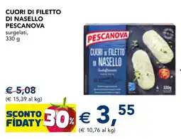 Esselunga Cuori di filetto di nasello Pescanova offerta
