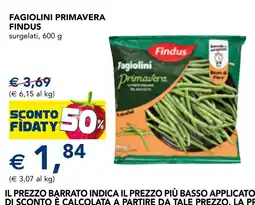 Esselunga Fagiolini Primavera Findus offerta