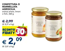 Esselunga Confettura o marmellata agrisicilia offerta
