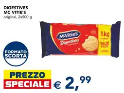 Esselunga Digestives McVitie's offerta