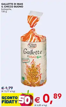 Esselunga Gallette di Mais Bio offerta