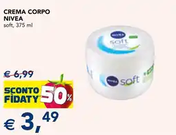 Esselunga Crema corpo Nivea soft offerta