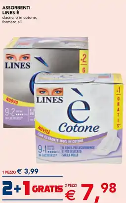 Esselunga Lines è Cotone offerta