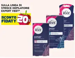 Esselunga Strisce depilatorie Expert Veet offerta