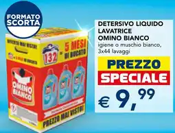 Esselunga Detersivo liquido lavatrice Omino Bianco offerta