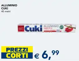 Esselunga Alluminio Cuki offerta