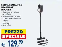 Esselunga Scopa senza filo Hoover offerta