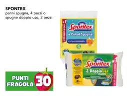 Esselunga Spontex panni spugna offerta