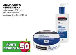 Esselunga Crema corpo Neutrogena offerta