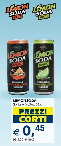 Esselunga Lemon Soda Spritz o Mojito offerta