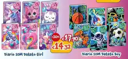 Giokids Diario 10M Datato Girl or Diario 10M Datato Boy offerta