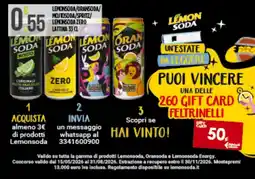 Supermercato Pollio Lemonsoda/oransoda/ hojtosoda/spritz/ lemonsoda zero lattina offerta
