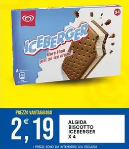 Vantaggio Cash&Carry Algida biscotto iceberger offerta