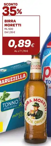 Ekom Birra Moretti offerta