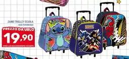 Il Centesimo Zaino trolley scuola offerta