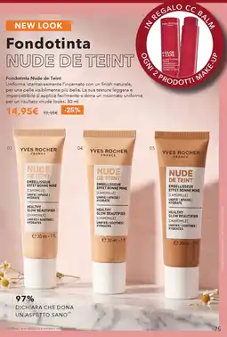 Yves Rocher Yves Rocher Fondotinta Nude de Teint offerta