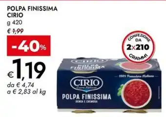 Polpa finissima Cirio
