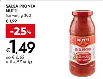 Salsa pronta Mutti