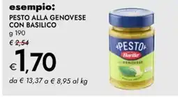 Bennet Pesto alla genovese Barilla offerta