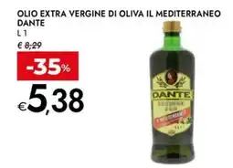Bennet Olio extra vergine di oliva il mediterraneo Dante offerta