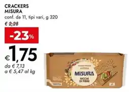 Bennet Crackers Misura offerta