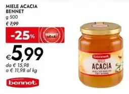 Bennet Miele acacia Bennet offerta