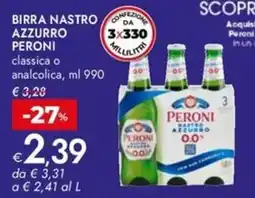 Bennet Birra Nastro Azzurro Peroni offerta