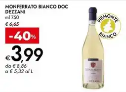 Bennet Monferrato Bianco Doc Dezzani offerta