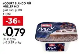 Bennet Yogurt bianco più Müller Mix offerta