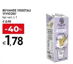 Bennet Beverage vegetale Vivicosi' Avena offerta