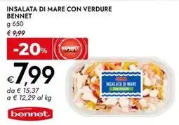 Bennet Insalata di mare con verdure Bennet offerta