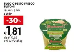 Bennet Sugo o pesto fresco Buitoni offerta