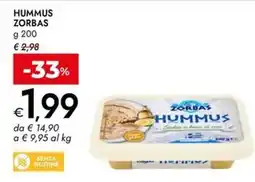 Bennet Hummus Zorbas offerta