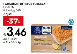 Bennet I gratinati di pesce surgelati Frosta offerta