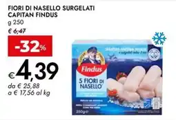 Bennet Fiori di nasello surgelati Findus offerta