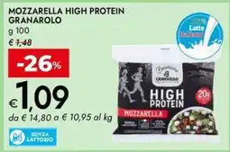 Bennet Mozzarella high protein Granarolo offerta