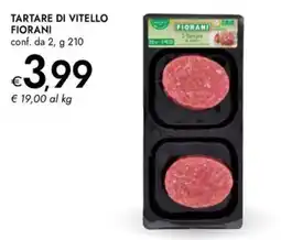 Bennet Tartare di vitello Fiorani offerta