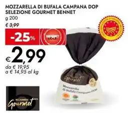 Bennet Mozzarella di Bufala Campana DOP Selezione Gourmet Bennet offerta
