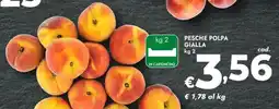 Bennet Pesche polpa gialla offerta